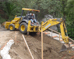Offset Backhoe 4 by 4 with 4 in 1 loader